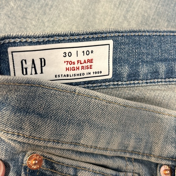 GAP jeans 70’s Flare High Rise - Picture 3 of 6